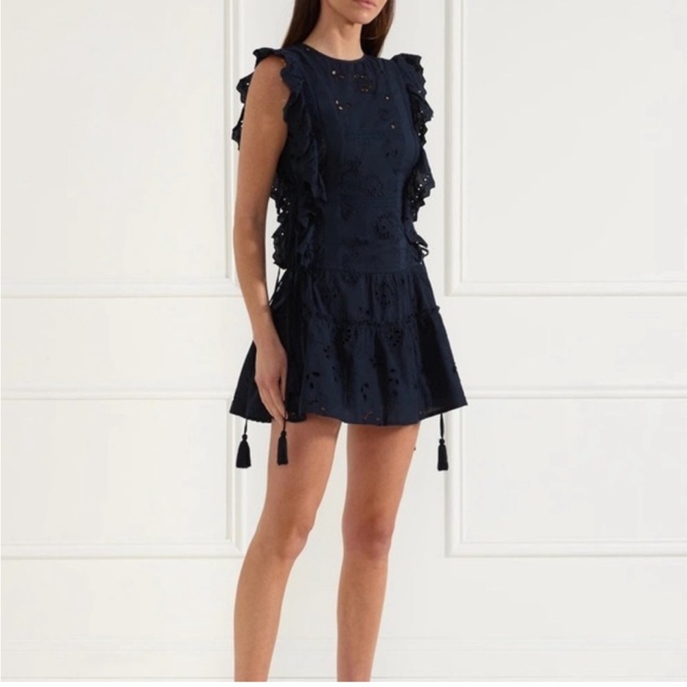Misa Los Angeles Marieta Cotton Eyelet Dress
